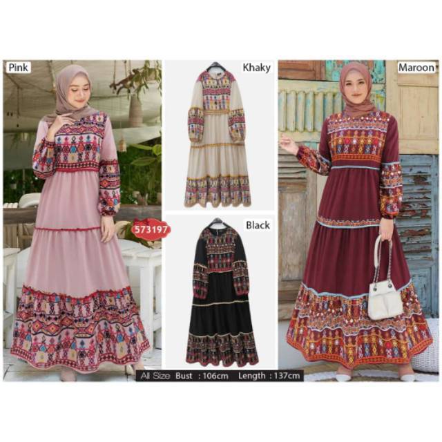 GAMIS ETHNIK ORI BY EXTU