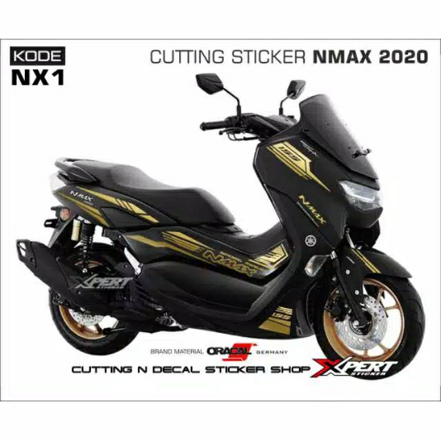 Sticker cutting nmax 2020 stiker nmax hitam 2020