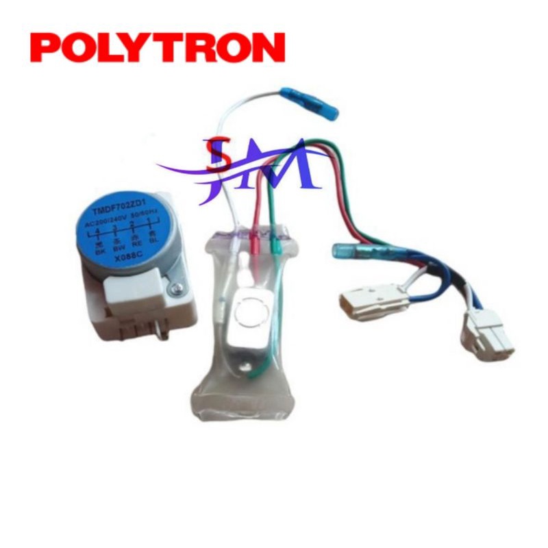 Timer + Defrost kulkas Polytron 2 pintu 1set