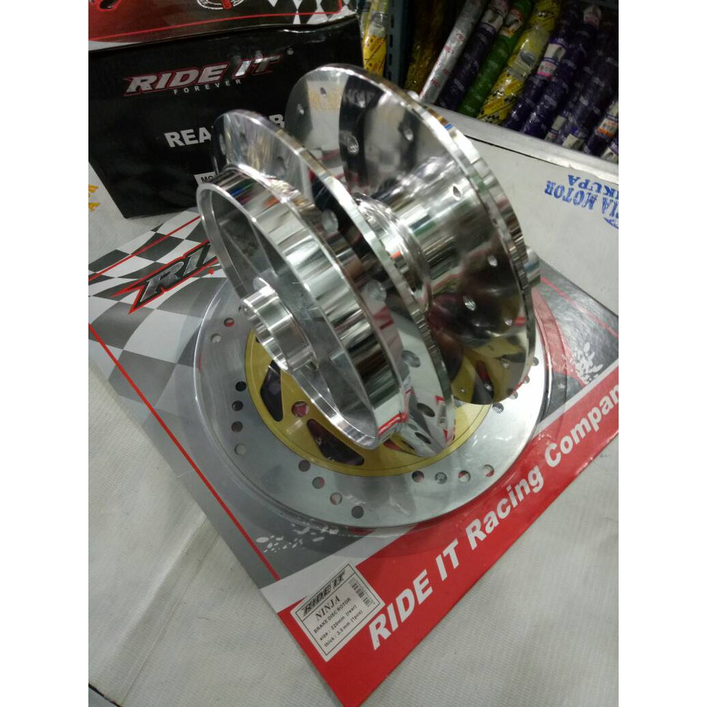#9912 tromol ninja belakang. tromol ninja r/rr crome dan disc cakram.