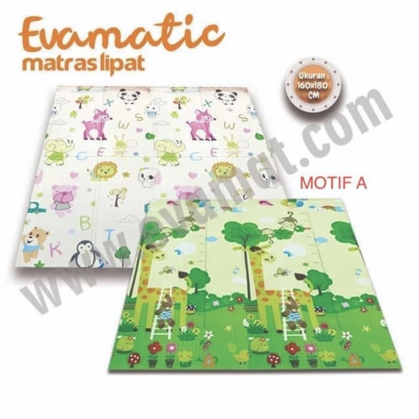 Evamatic Matras Lipat|Matras Anak|XPE Folding Mat|Premium Playmat