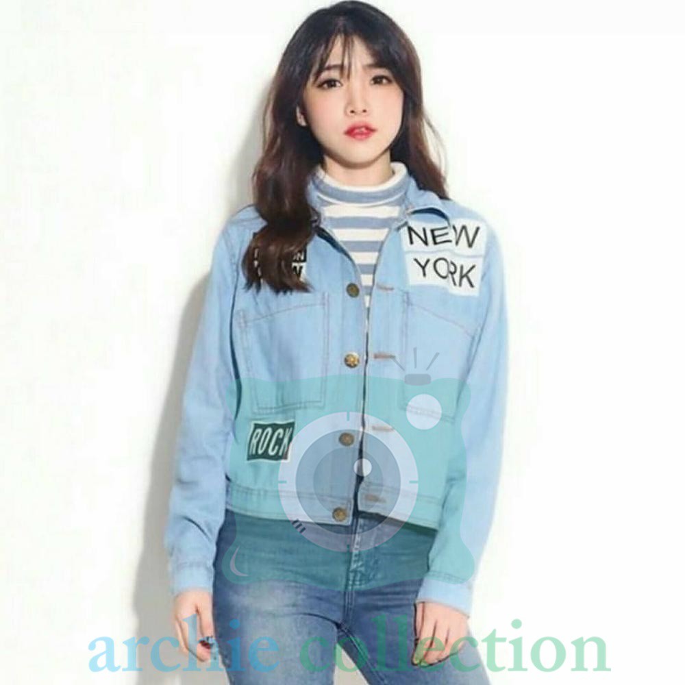 Jaket Jeans Cewek NY Bioblit