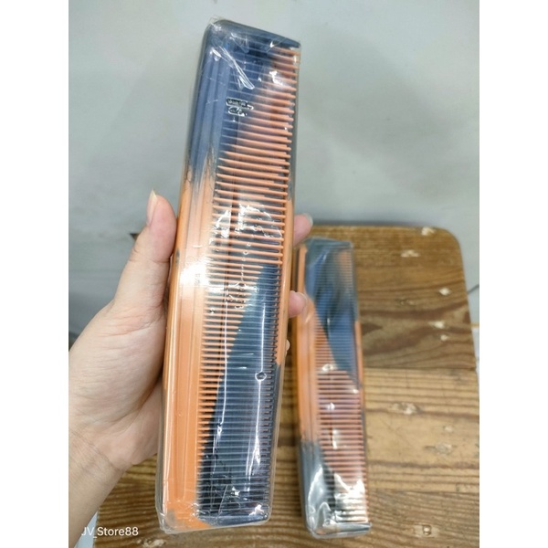 Sisir Rambut Twin Lurus Panjang Coklat combinasi/Sisir Coklat panjang 20cm