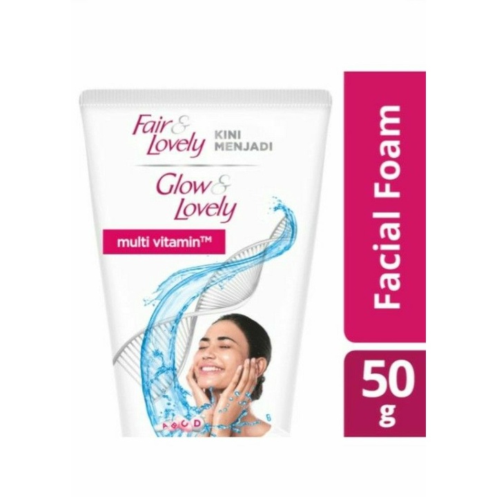 ( ECER ) FAIR &amp; LOVELY FACIAL WASH MULTIVITAMIN 50 G - SABUN CUCI MUKA WANITA