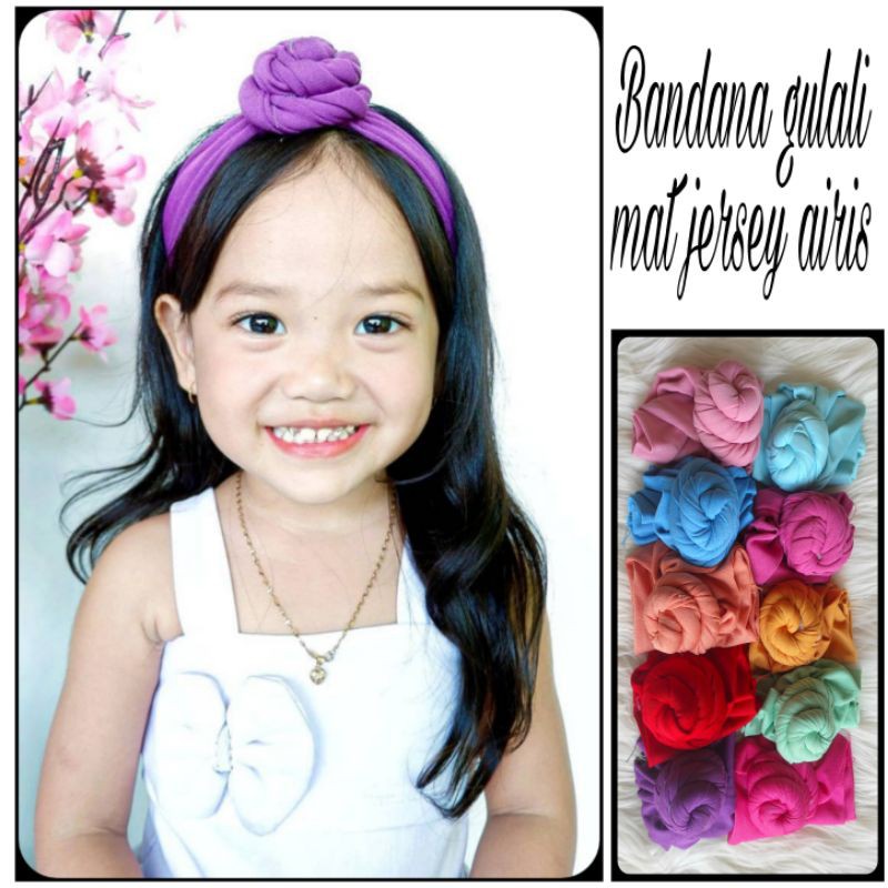 [✅COD] Bandana Gulali | Bandana Anak | Bandana Bayi | Bando Lucu