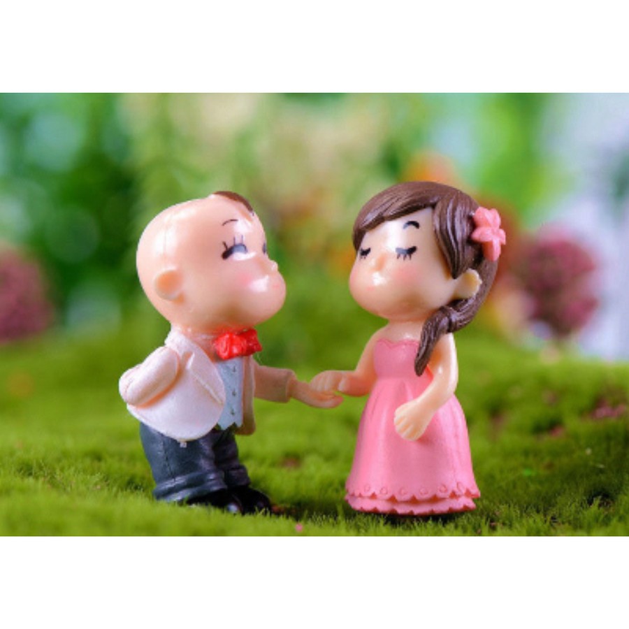 Miniature Lover Figures - Lovers Couple Figurines #10 (2pcs)