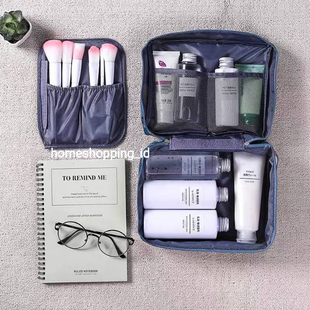 Tas Travel Bag Traveling kosmetik organizer pouch bag multifungsi