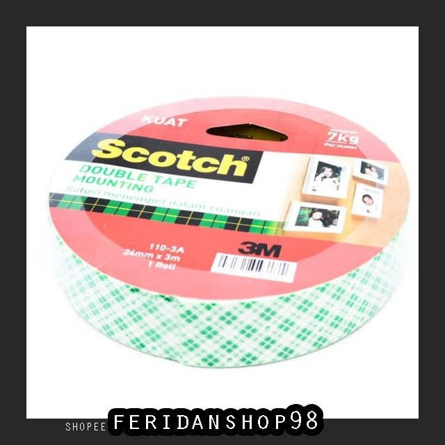 

BT464 DOUBLE TAPE SCOTCH BEST MOUNTING 3M 110-3A BY FERIDANSHOP98