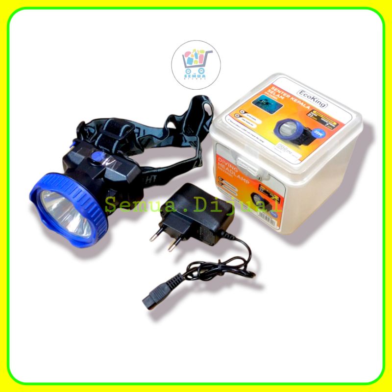 Senter Selam Senter Diving 20watt / senter kepala selam / senter tahan air / headlamp diving / sente