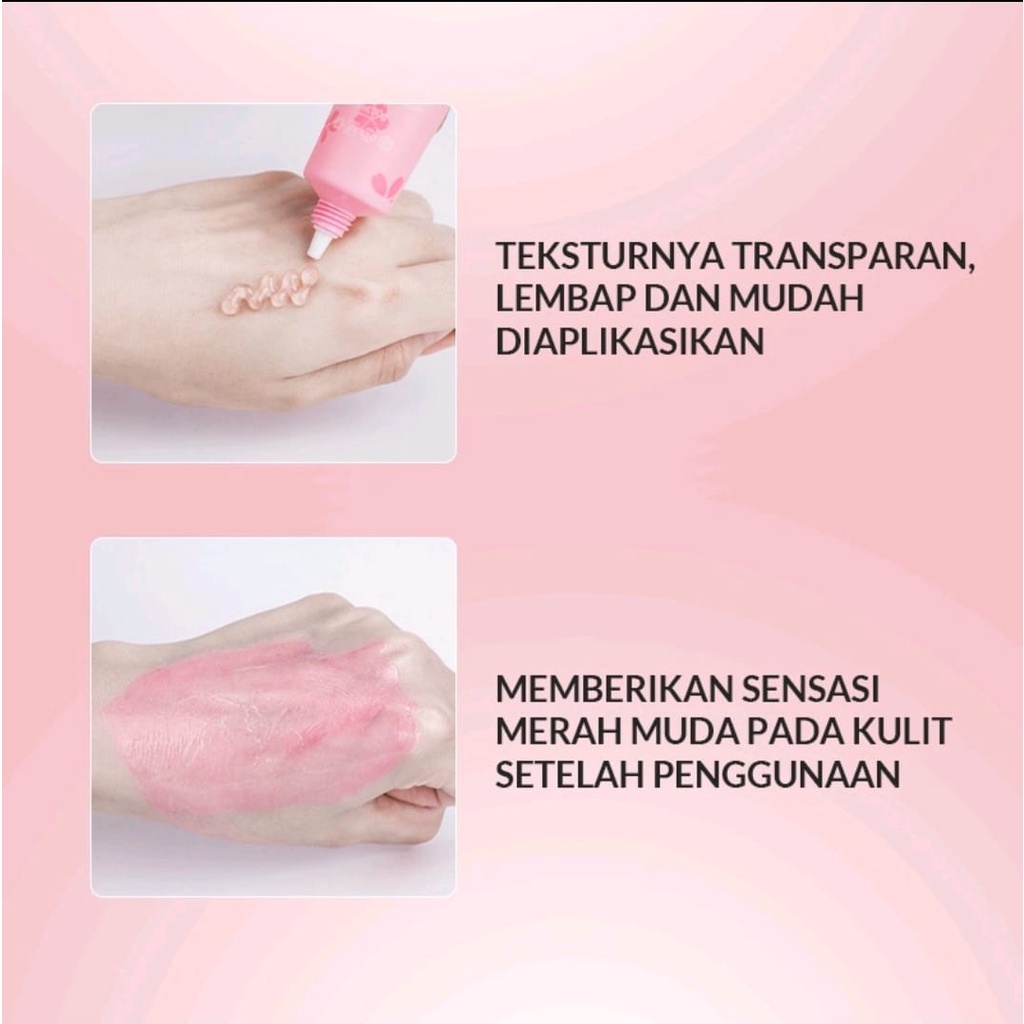 Bioaqua Nenhong Serum Bibir Pink Gentle Gel Original