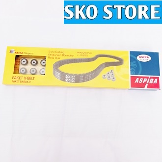 Vbelt Set H2-231PA-KVY-1200 Aspira Original Vanbelt Vanbel V belt V-belt BEAT KARBU, SPACY KARBU, SCOOPY KARBU Murah