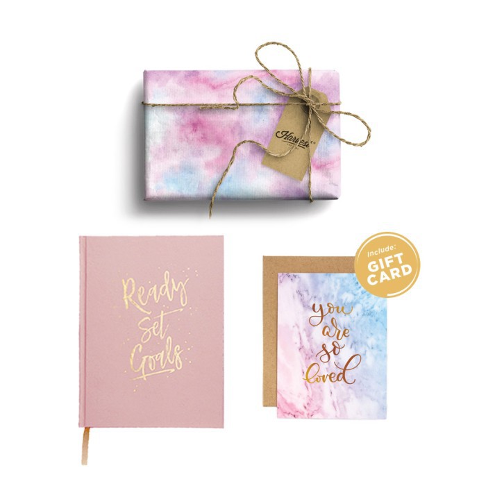 

Paket Hadiah Valentine Harvest RSG Pink & Gift Set - Tie Dye Loved