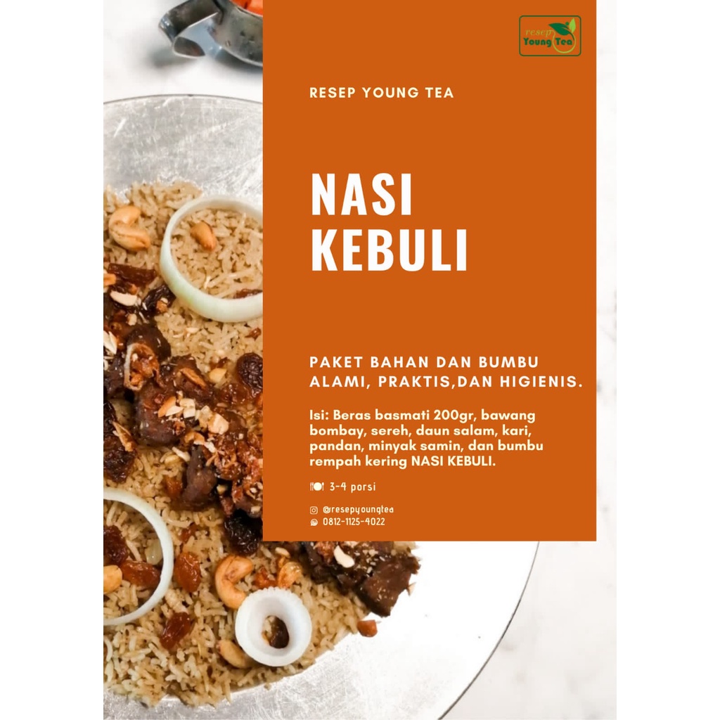 

Bumbu Nasi Kebuli Komplit + Beras Basmati
