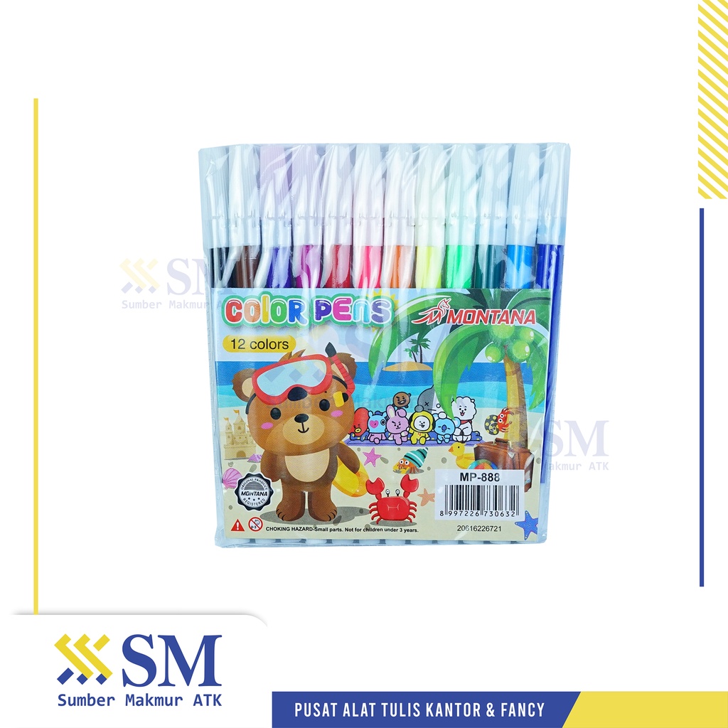 

SPIDOL 12 WARNA MONTANA MP-888