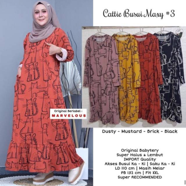 Gamis kaos import
