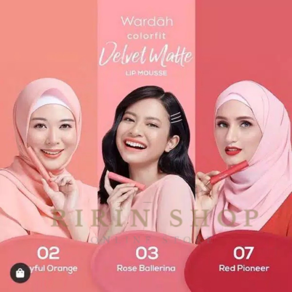 PROMO WARDAH VELVET MATTE  LIPSTIK ASLI BPOM