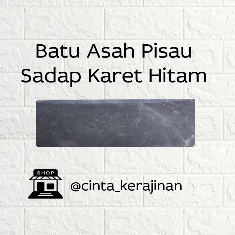 BATU ASAH PISAU KARET,  BATU ASAH PISAU KARET HITAM ORIGINAL