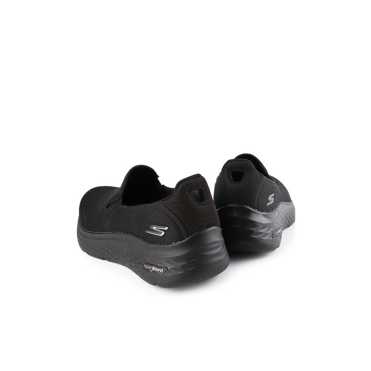 SEPATU SKECHERS PRIA ORIGINAL SLIP ON GO WALK HYPER BURST FULL BLACK