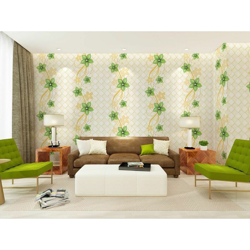 DISKON BESAR//WALLPAPER DINDING 10m x 45cm