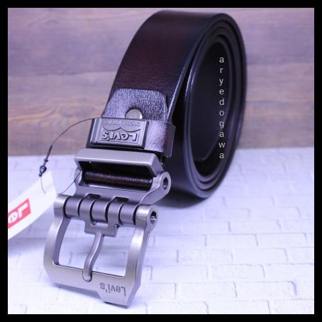 Force Welch | Ikat Pinggang Sabuk Pria Kantor Full Kulit Asli Levis Branded