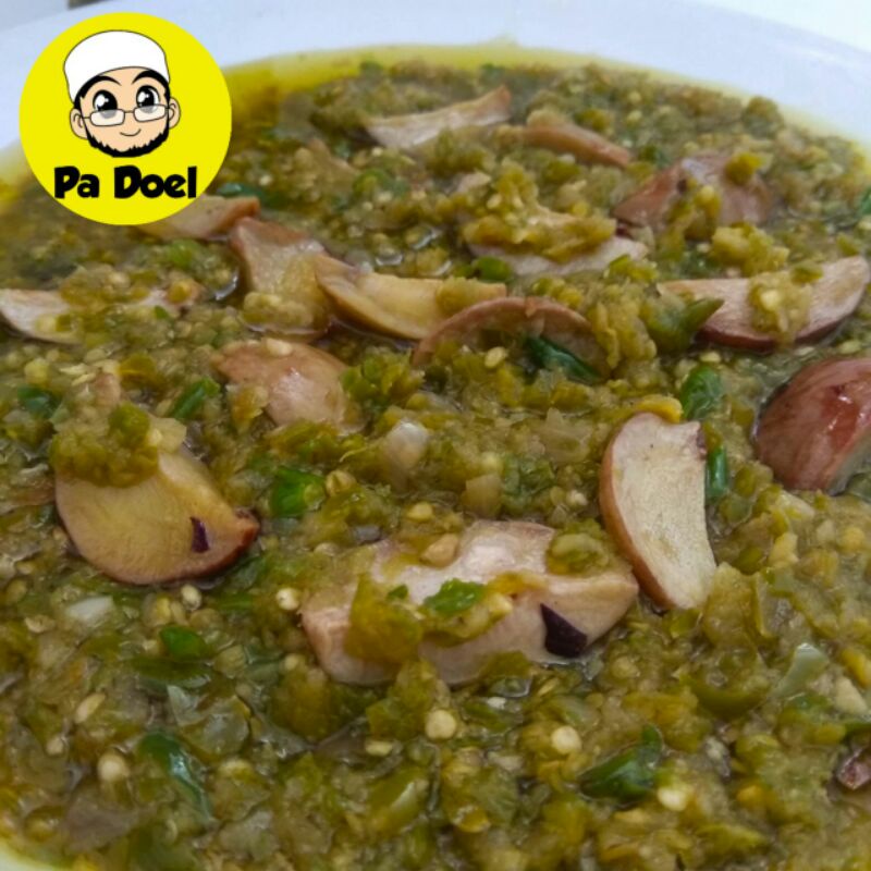 

Sambal ijo Jengkol GLEDEK PA DOEL Pedas Mercon Nampol