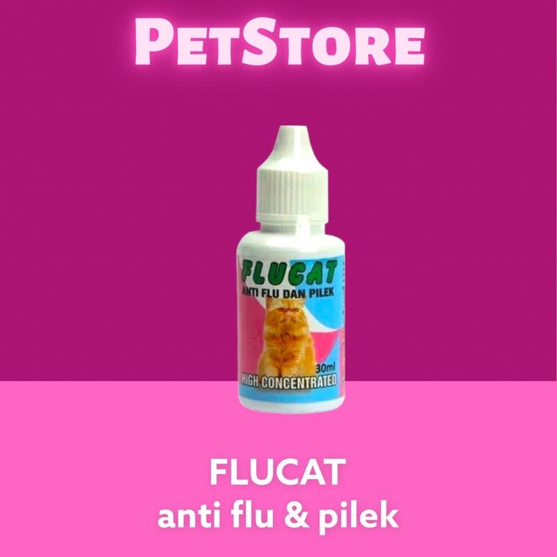 FLUCAT Obat Flu dan Pilek untuk KUCING