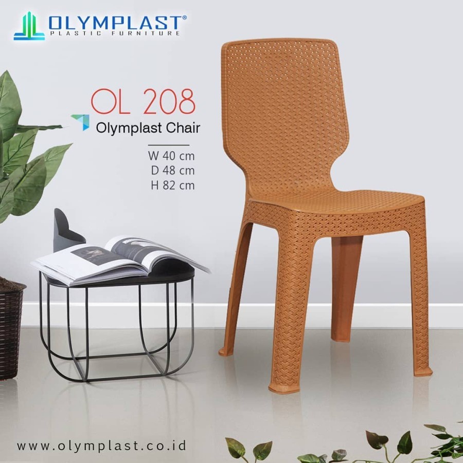 Jual Kursi Plastik Rattan Olimplast Shopee Indonesia