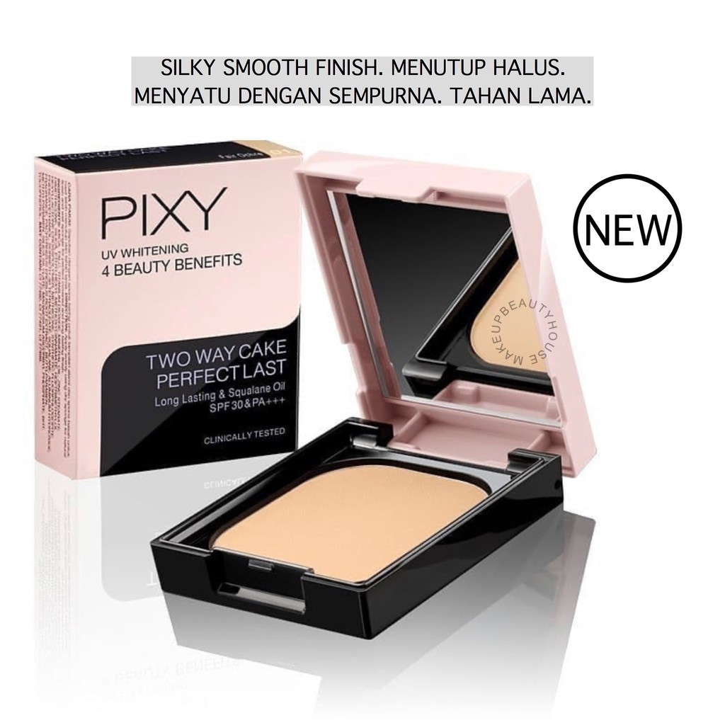 PIXY UV Whitening Two Way Cake Perfect Last