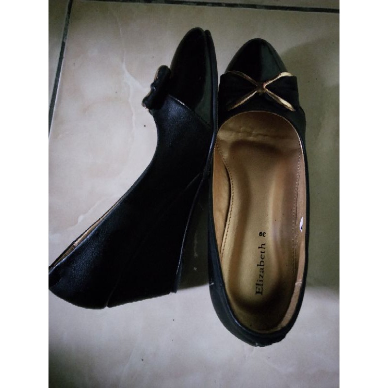 sepatu kerja wedges elizabeth pl