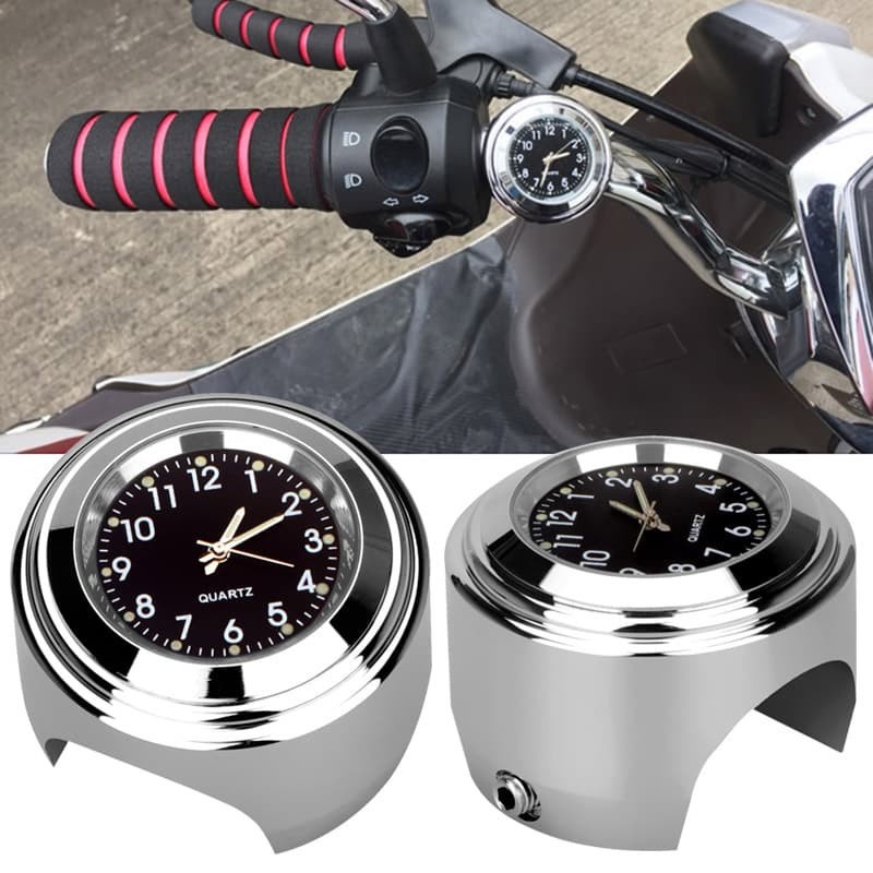 [X335] Jam Stang Motor Universal Waterproof Variasi Scoopy Beat Street CB150 Vixion Tiger