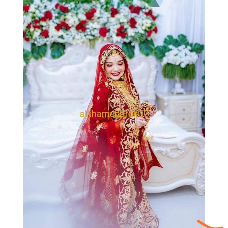gaun india/lengga pengantin