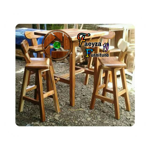 Kursi Bar Stool Berputar Minimalis