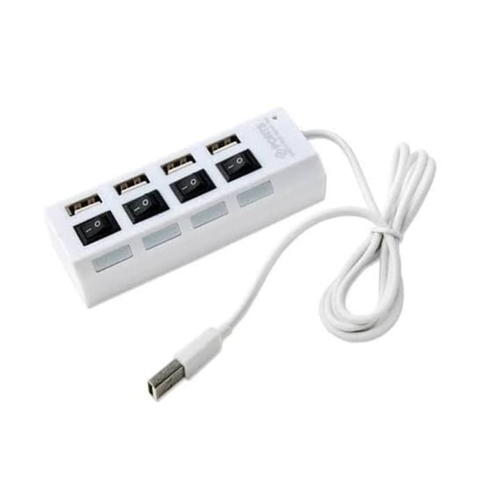 USB HUB 2.0 4 port High Speed with Power Switch - NYK-H8 Limited
