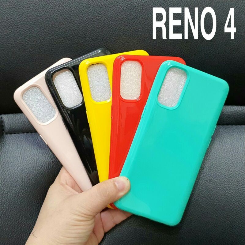 OPPO RENO 4 CANDY CASE PASTEL CASING SOFTCASE BAHAN TEBAL