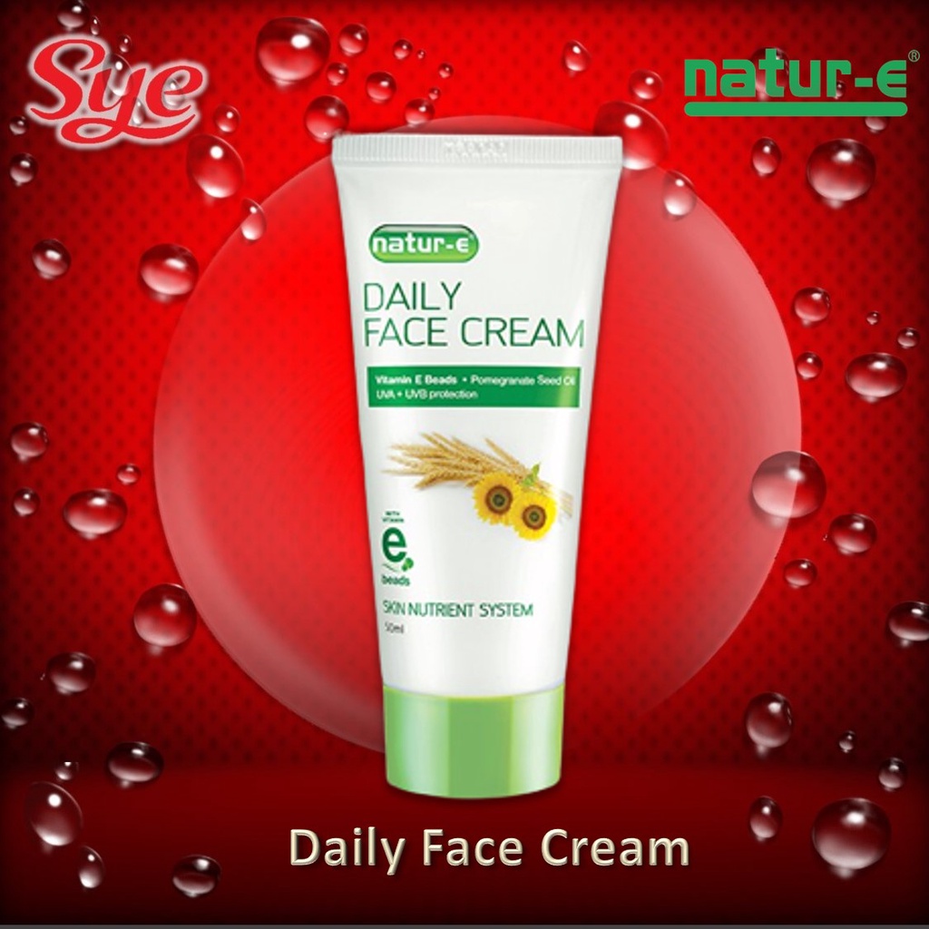 BPOM NATUR-E 100 IU FACE CREAM 50 ML / NATUR E CREAM / SYE