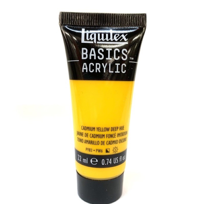 

Cat Acrylic Liquitex Basics 22ml Cadmium Yellow Deep Hue