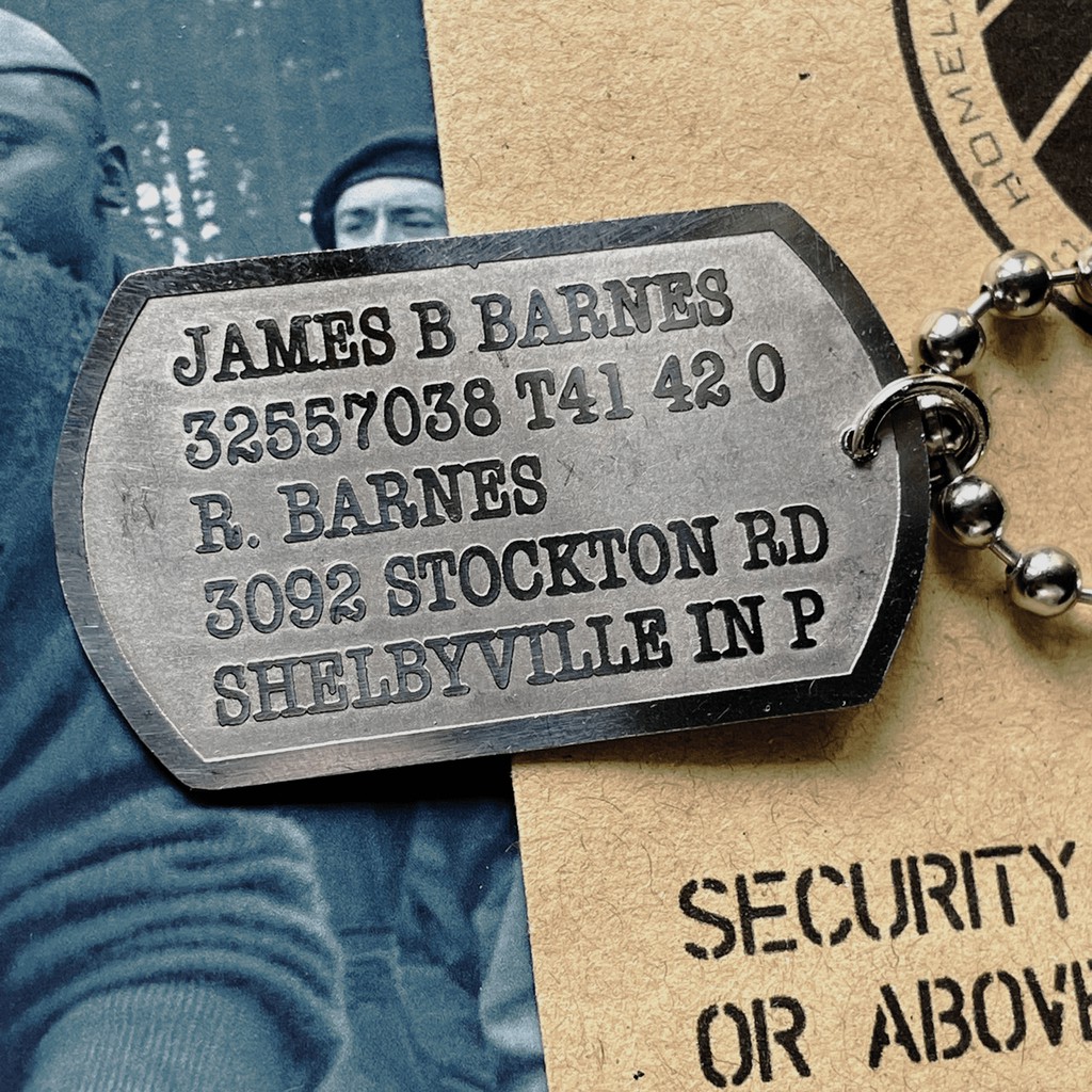 Bucky Barnes Dog Tag / Kalung + Freebies / Bonus - Marvel