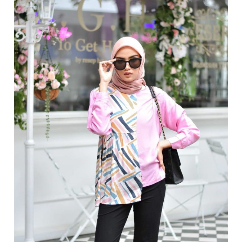 BLOUSE KOREA - CLEO BLOUSE - ATASAN WANITA - PAKAIAN TERLARIS - KOREAN STYLE - PAKAIAN WANITA - BLOUSE - CASUAL BLOUSE