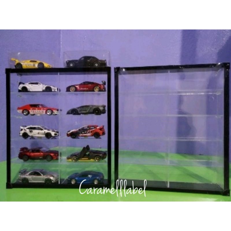 Rak Acrylic Hotwheels Tomica Mojorete Isi 10