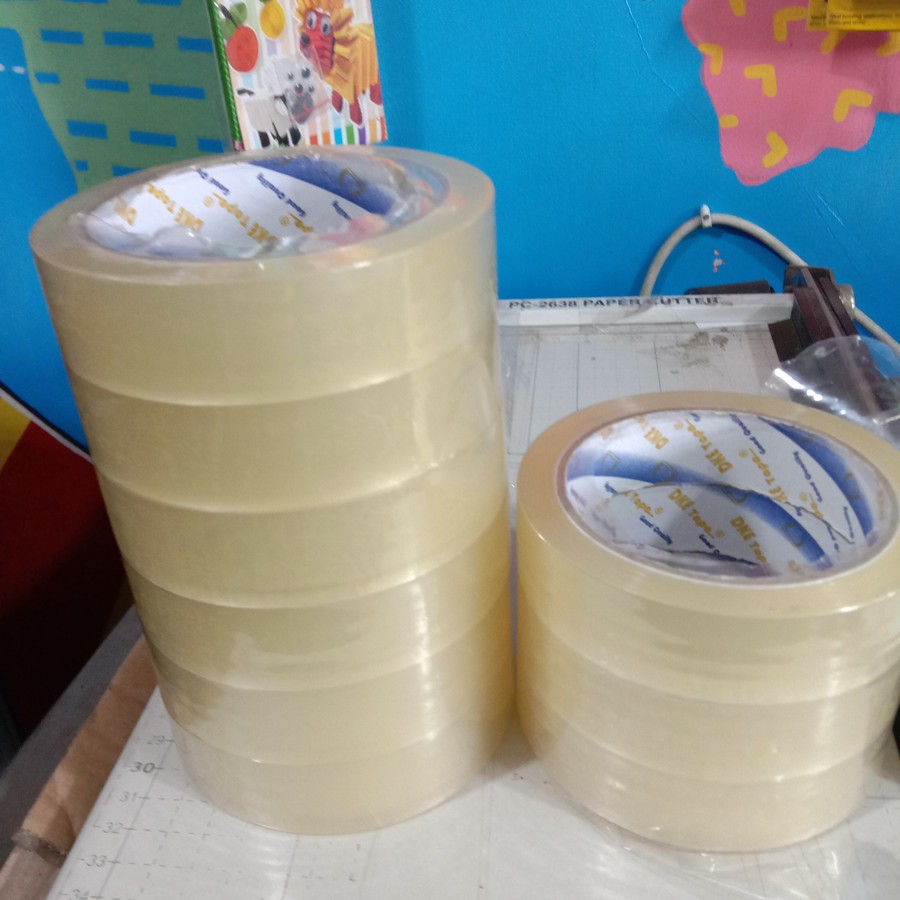 

Isolasi/ Lakban bening 1inc (24mm)