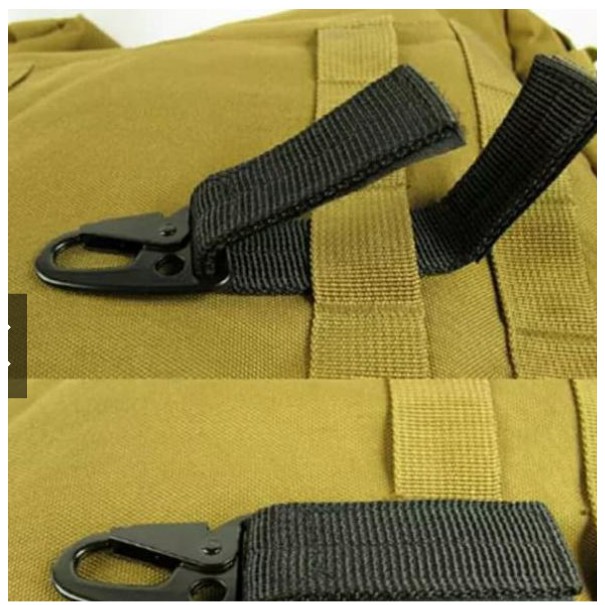 Quickdraw carabiner military tactical nylon belt