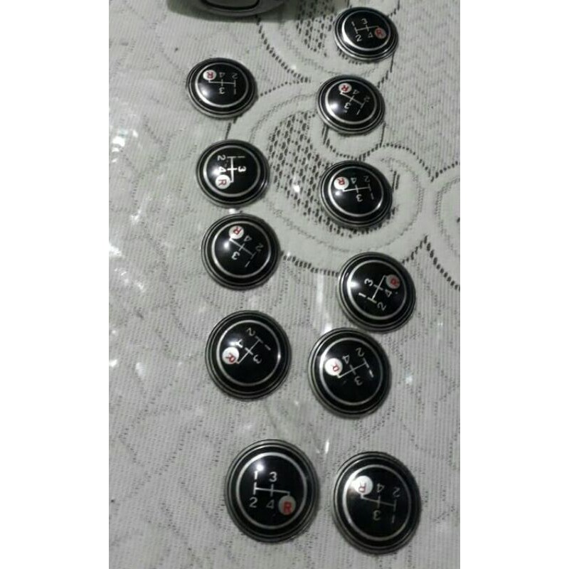 

label stiker knop