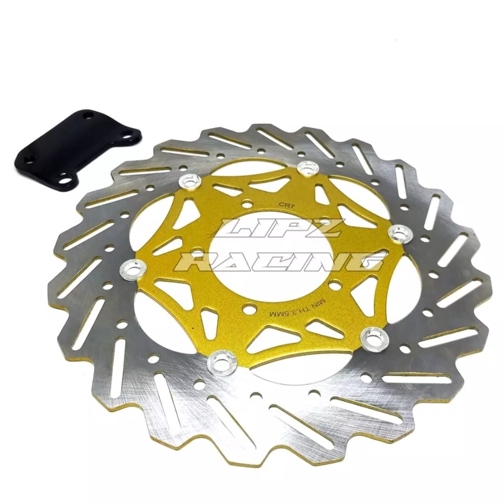 disc/piringan cakram depan vixion variasi size JUMBO UKURAN 350MM+breket model grigi