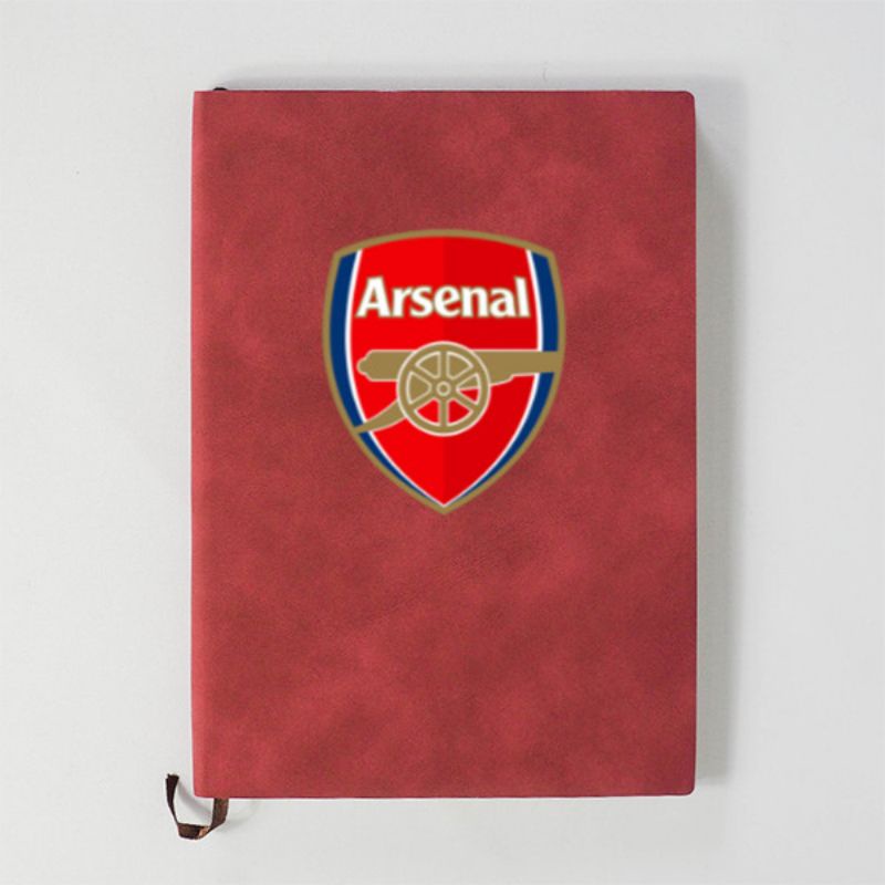 

Notebook Arsenal Logo Retro Kulit A5 Custom Notepad