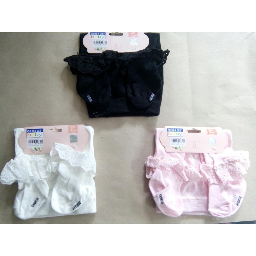 George Legging Renda Tutup Kaki/ Stocking