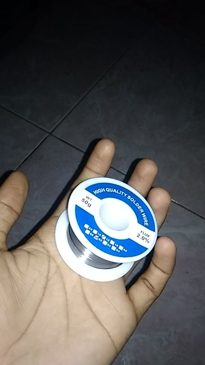 Komponen Elektronik Kawat Timah Solder Diameter 0.3/0.4/0.5mm 50g-0.4mm
