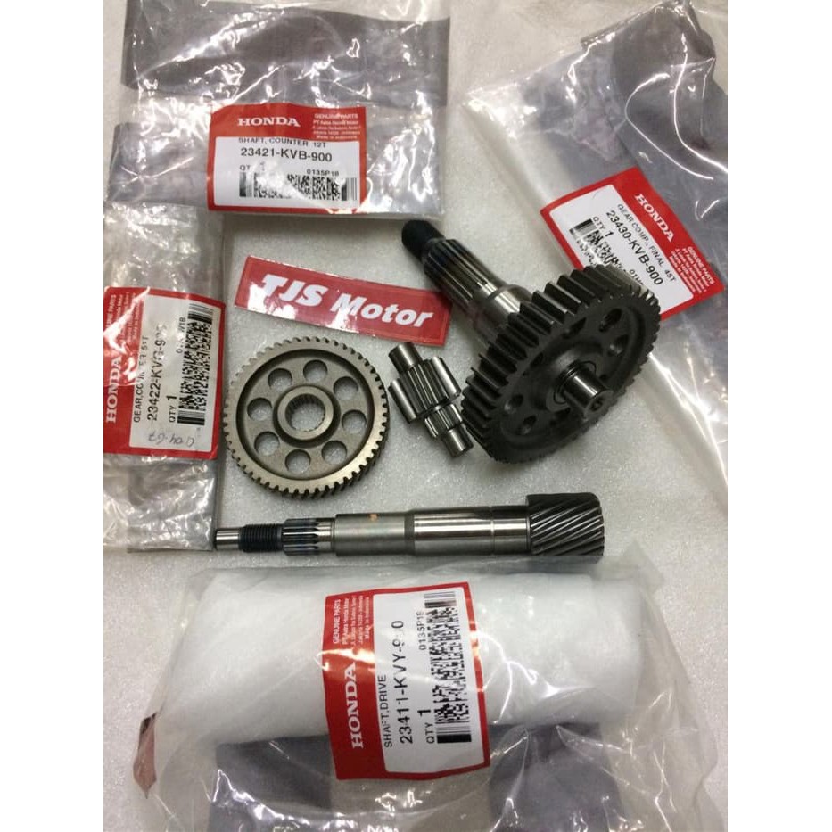 Gear Gir Gardan SET Gear Girbok Box Rasio CVT Honda Beat Scoopy Karbu ORI AHM