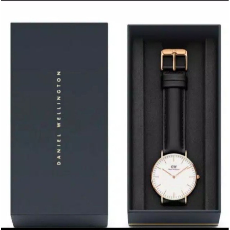 [COD] Jam Tangan Pria/Cowok WD D0881W Classic Termurah  Free Box Ori & Baterai