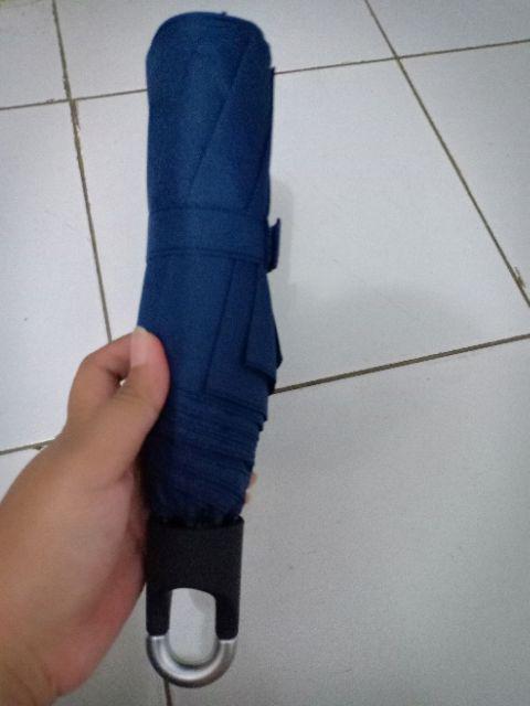 Payung Lipat 3 Travelling Polos Pengait Cantolan Kaitan Tracel Piknik Camping Outdoor Traveling