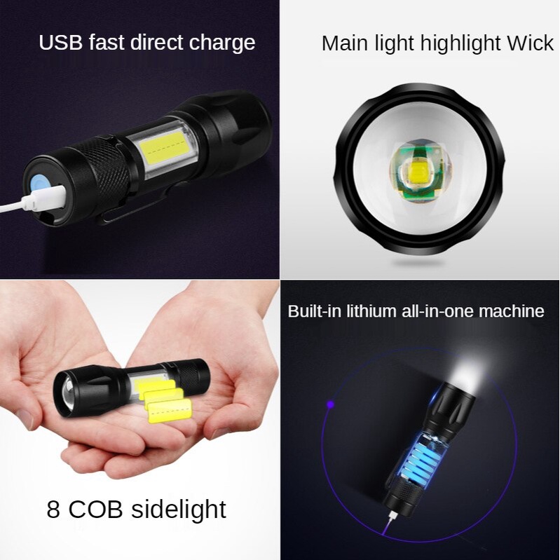 [ High Quanlity COB work light outdoor emergency Flash light for Hiking Camping Survival Emergency ]